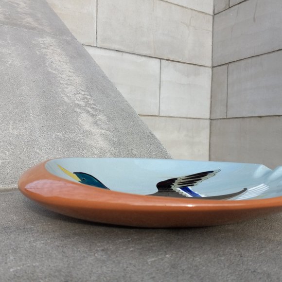 MCM Stangl Pottery, Trenton NJ Sportsman Duck Ashtray - Picture 10 of 17